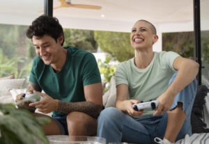 gamers-having-fun-while-playing-videogames